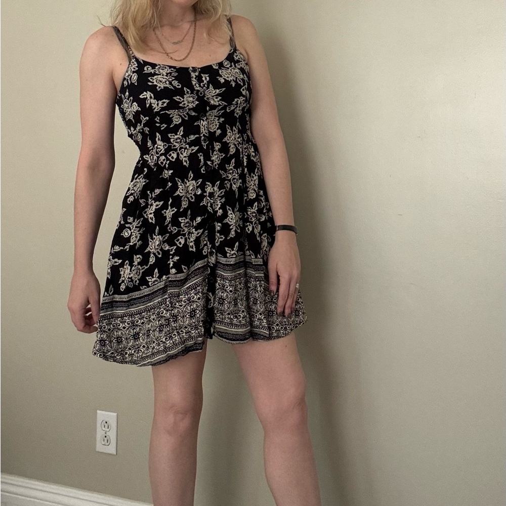Volcom 90s fit and flare floral dress